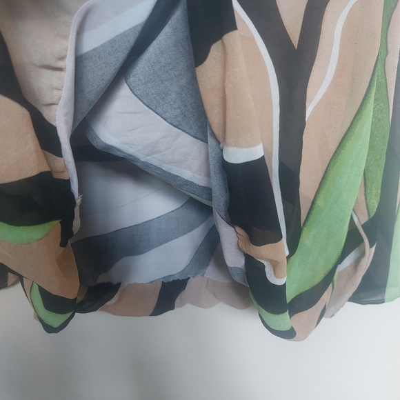 ALFANI Striped Longsleeve Blouse Size Large. - Picture 12 of 15